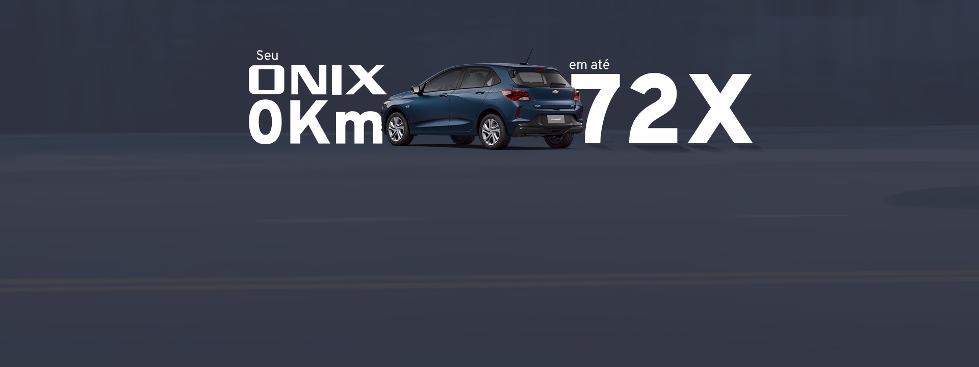 Oferta de financiamento do Chevrolet Onix Hatchback com parcelas até 72 vezes sem juros. Destaque para carro compactol, ideal para o seu dia a dia.